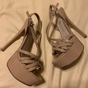 Chinese Laundry Nude Platform Heels